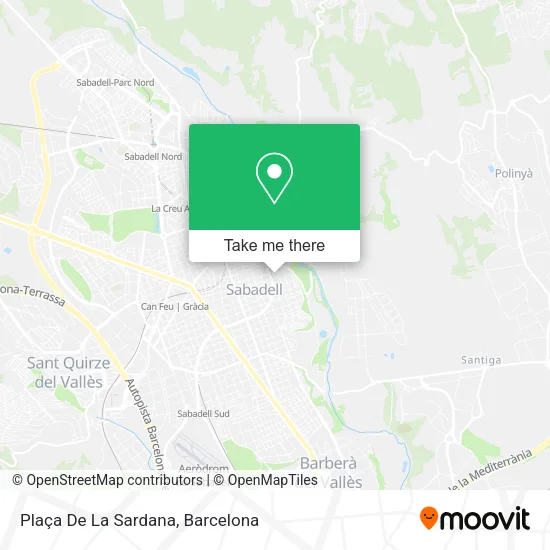 mapa Plaça De La Sardana