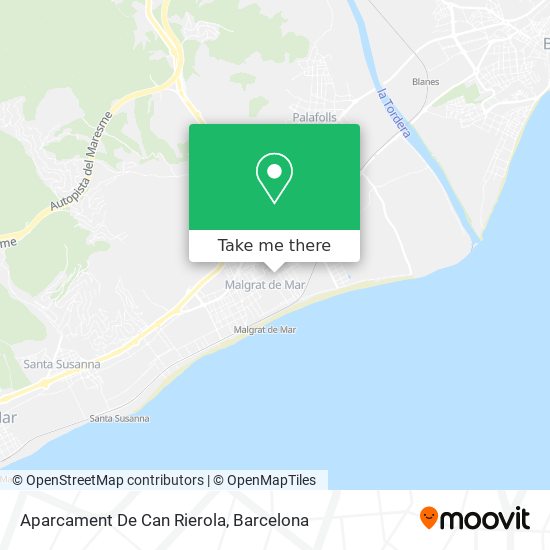 Aparcament De Can Rierola map