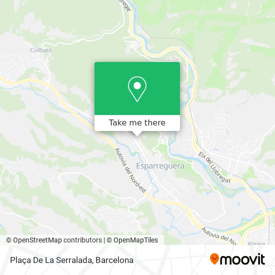 Plaça De La Serralada map