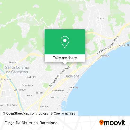 Plaça De Churruca map