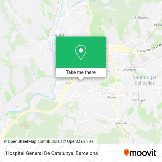 Hospital General De Catalunya map