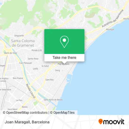 Joan Maragall map