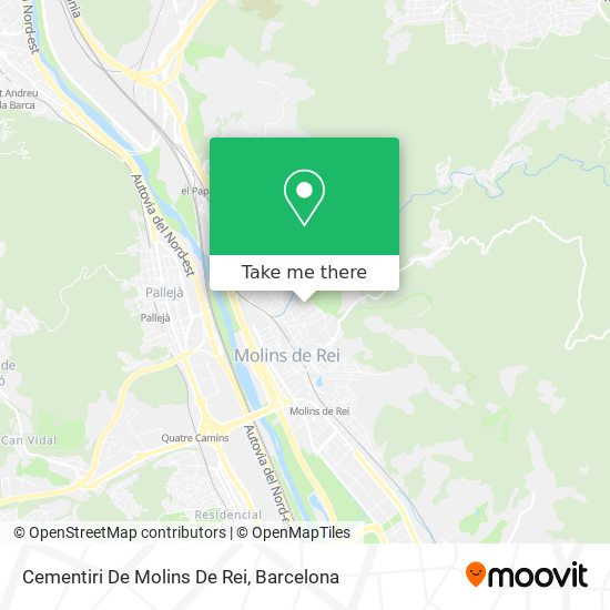 Cementiri De Molins De Rei map