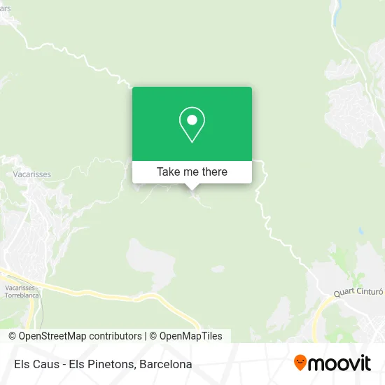 Els Caus - Els Pinetons map