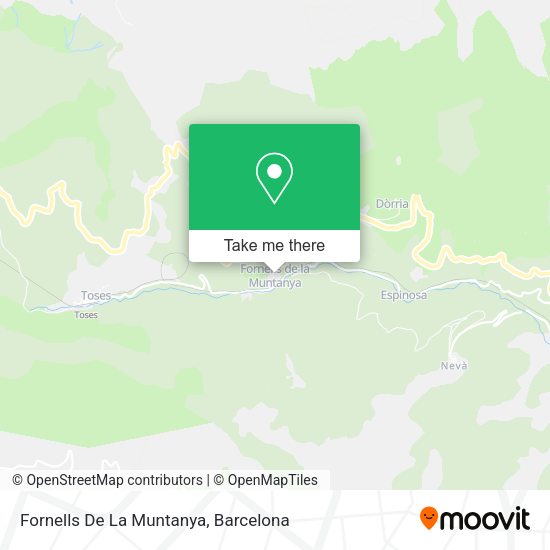 Fornells De La Muntanya map
