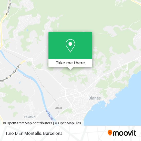 Turó D'En Montells map