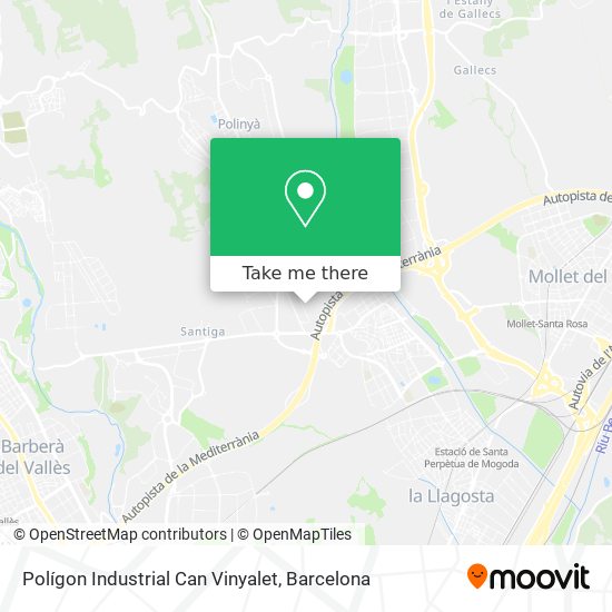 Polígon Industrial Can Vinyalet map