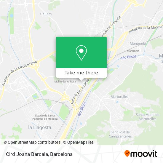 Cird Joana Barcala map