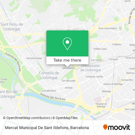Mercat Municipal De Sant Ildefons map