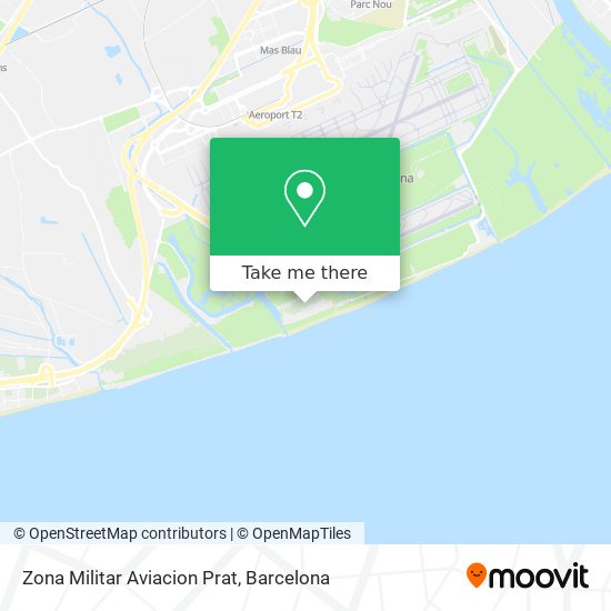 Zona Militar Aviacion Prat map
