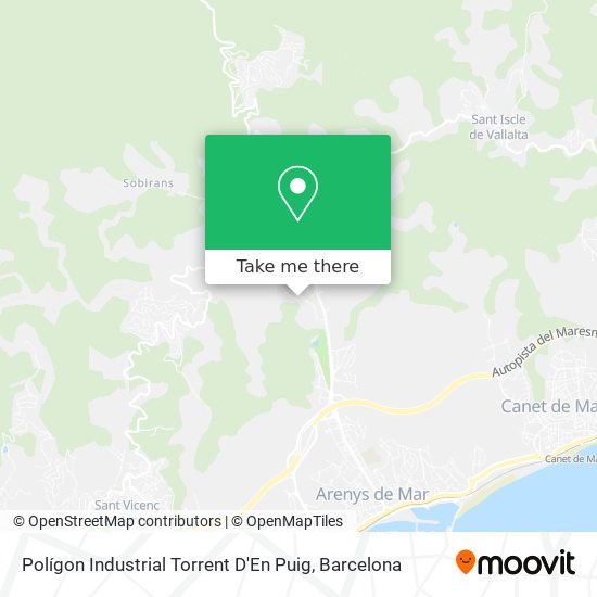 Polígon Industrial Torrent D'En Puig map