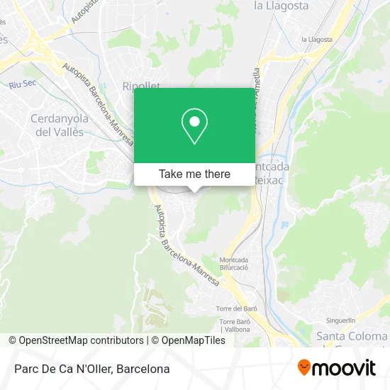 Parc De Ca N'Oller map