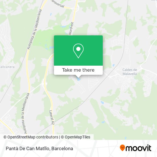 Pantà De Can Matllo map
