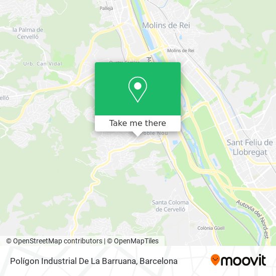 Polígon Industrial De La Barruana map