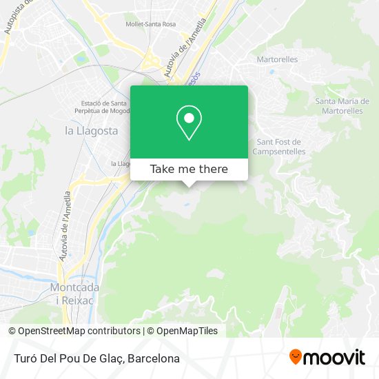 Turó Del Pou De Glaç map