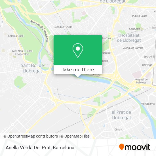Anella Verda Del Prat map