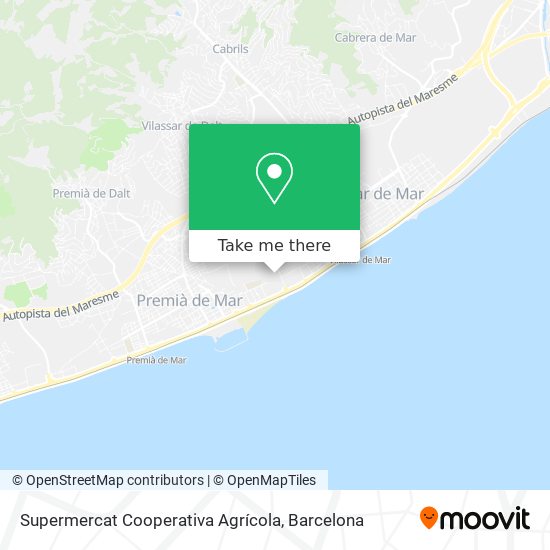 Supermercat Cooperativa Agrícola map
