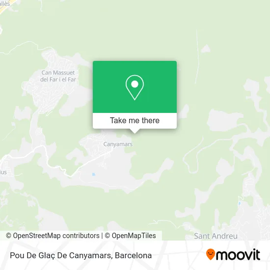 Pou De Glaç De Canyamars map