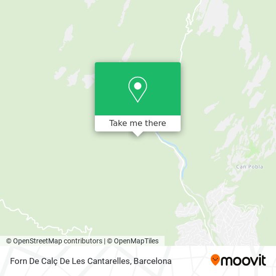 Forn De Calç De Les Cantarelles map