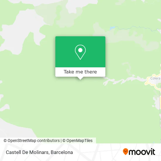 Castell De Molinars map