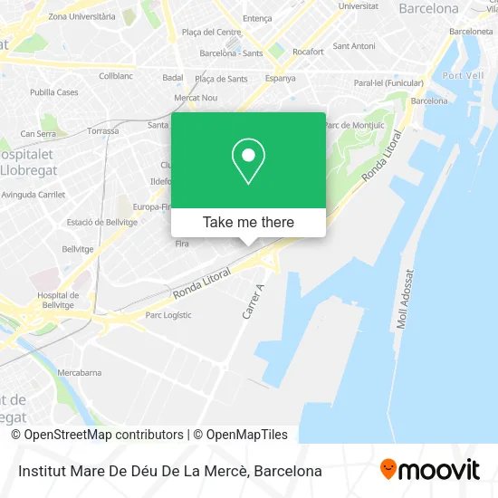 Institut Mare De Déu De La Mercè map