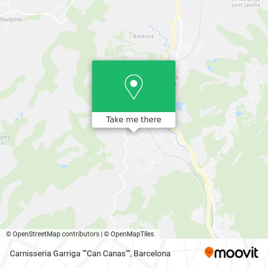 Carnisseria Garriga ""Can Canas"" map