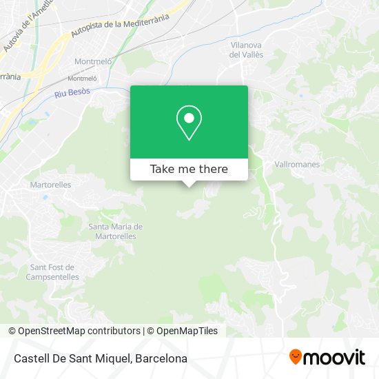 Castell De Sant Miquel map