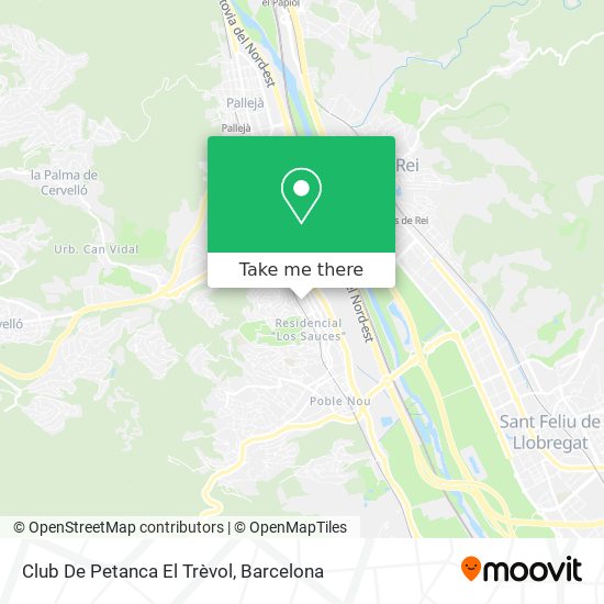 Club De Petanca El Trèvol map