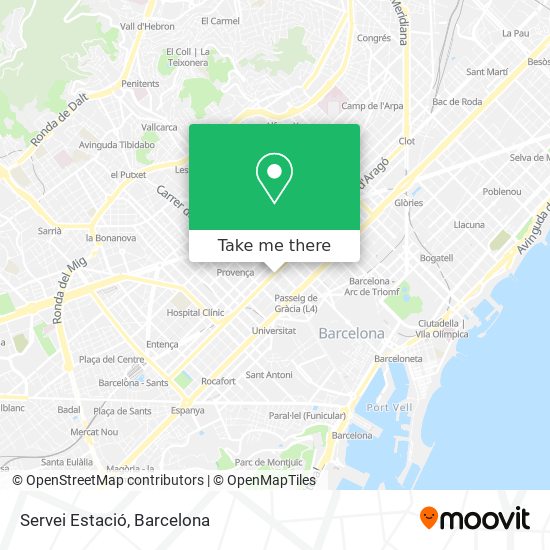 Servei Estació map