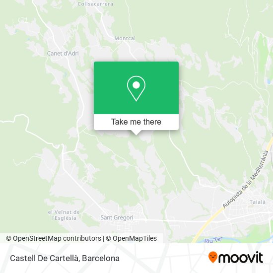 Castell De Cartellà map