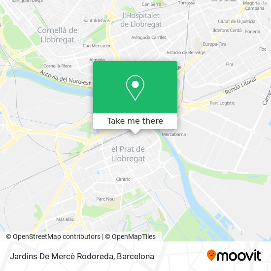 Jardins De Mercè Rodoreda map