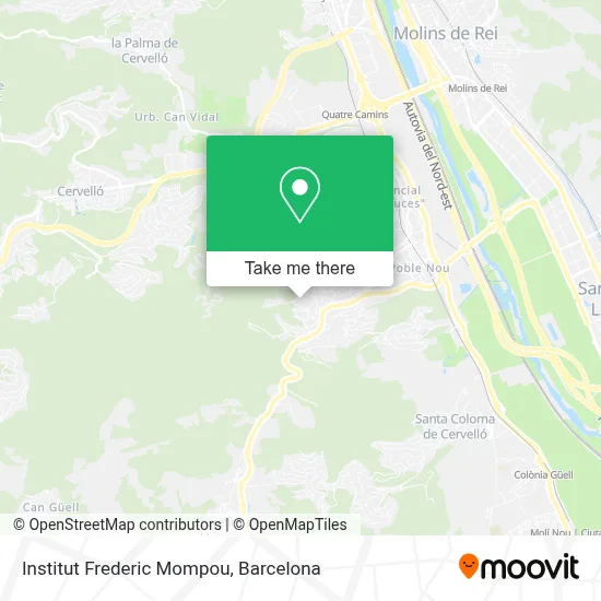 Institut Frederic Mompou map