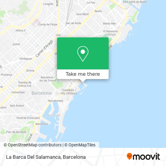 La Barca Del Salamanca map