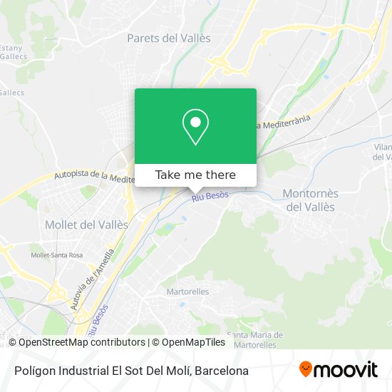 Polígon Industrial El Sot Del Molí map