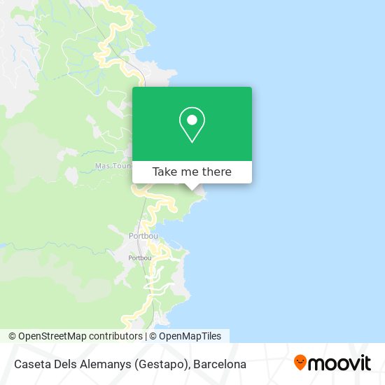 Caseta Dels Alemanys (Gestapo) map