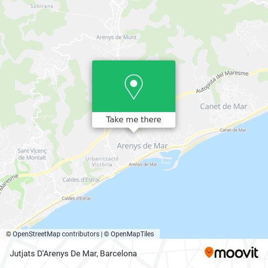Jutjats D'Arenys De Mar map