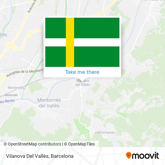 Vilanova Del Vallès map