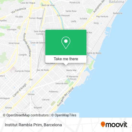 Institut Rambla Prim map
