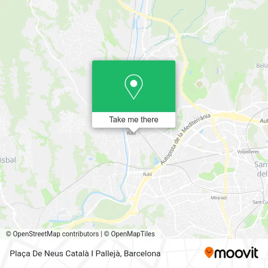 Plaça De Neus Català I Pallejà map