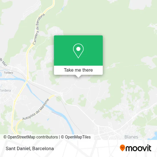 Sant Daniel map