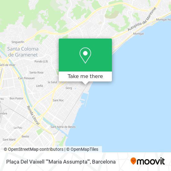 Plaça Del Vaixell ""Maria Assumpta"" map