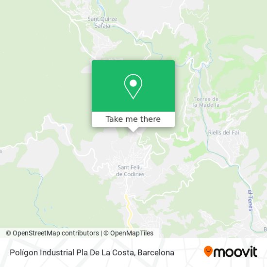 Polígon Industrial Pla De La Costa map