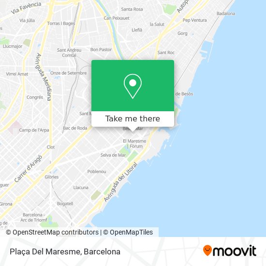 Plaça Del Maresme map