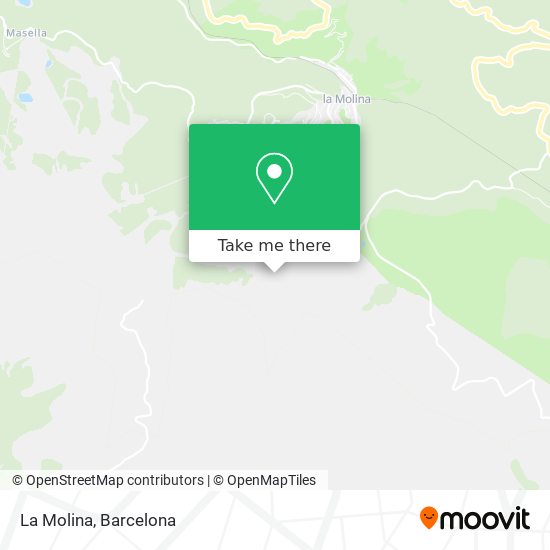 La Molina map