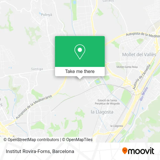 Institut Rovira-Forns map