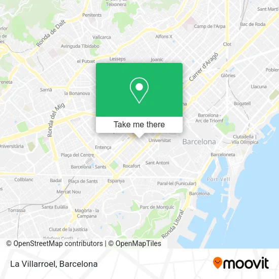 La Villarroel map