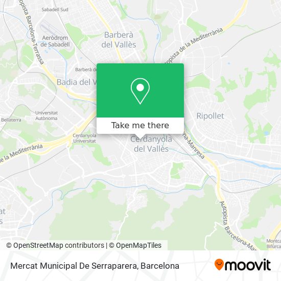 Mercat Municipal De Serraparera map