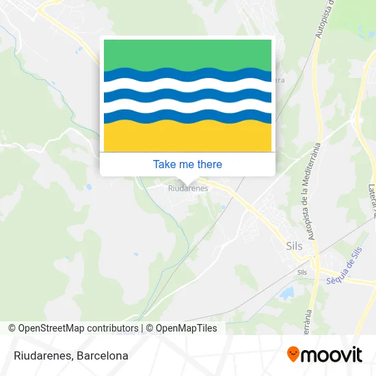Riudarenes map
