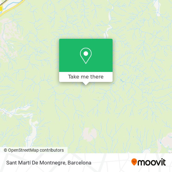 Sant Martí De Montnegre map