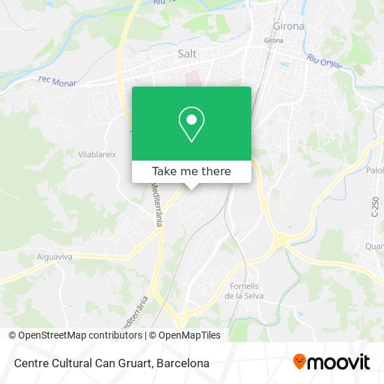 Centre Cultural Can Gruart map